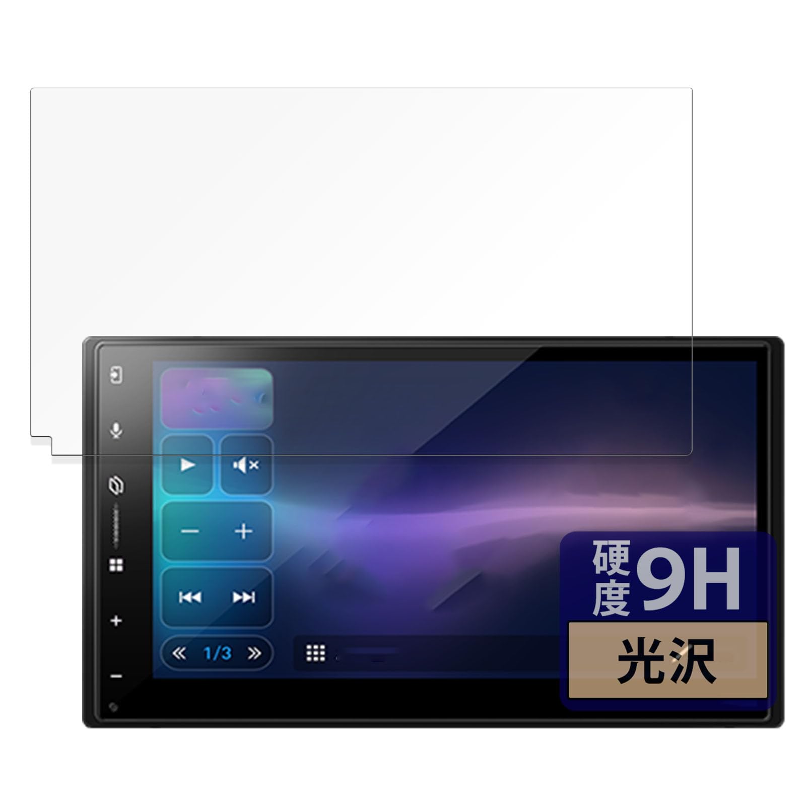 

FILMEXT Pioneer Carrozzeria 2D Main Unit DMH-SZ500 Protective Film Glass Film (Ultra Thin Fiber), Ultra Transparent, Made in Japan