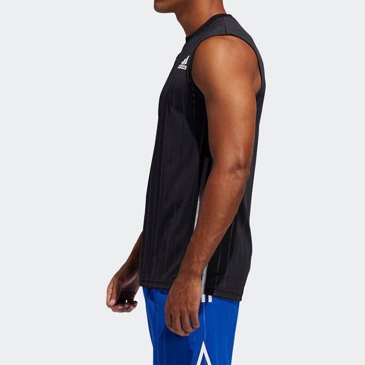 Adidas Basketball Jerseys Men's Black Moderate Straight Fit FH7724