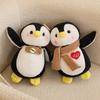 Cute Penguin Plush Toy Set Lovely Couple Penguins Kids Sleep Companion Soft Stuffed Doll Gift 20cm