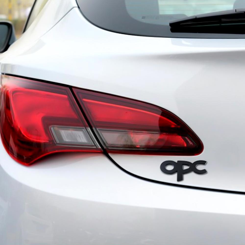 AAADU1 3D Metal OPC LINE Emblem Car Side Fender Tail Badge Sticker For Opel Astra H G J Insignia Mokka Zafira Corsa Vectra C D Antara