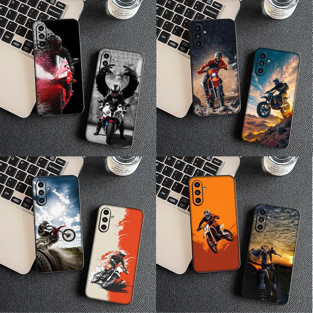 Mobile Moto Cross Motorcycle Sports for Motorola Moto G86 G57 G67 G54 G24 G15 Power G13 G14 G34 G35 G45 G53 G55 G64 G75 G72 Case
