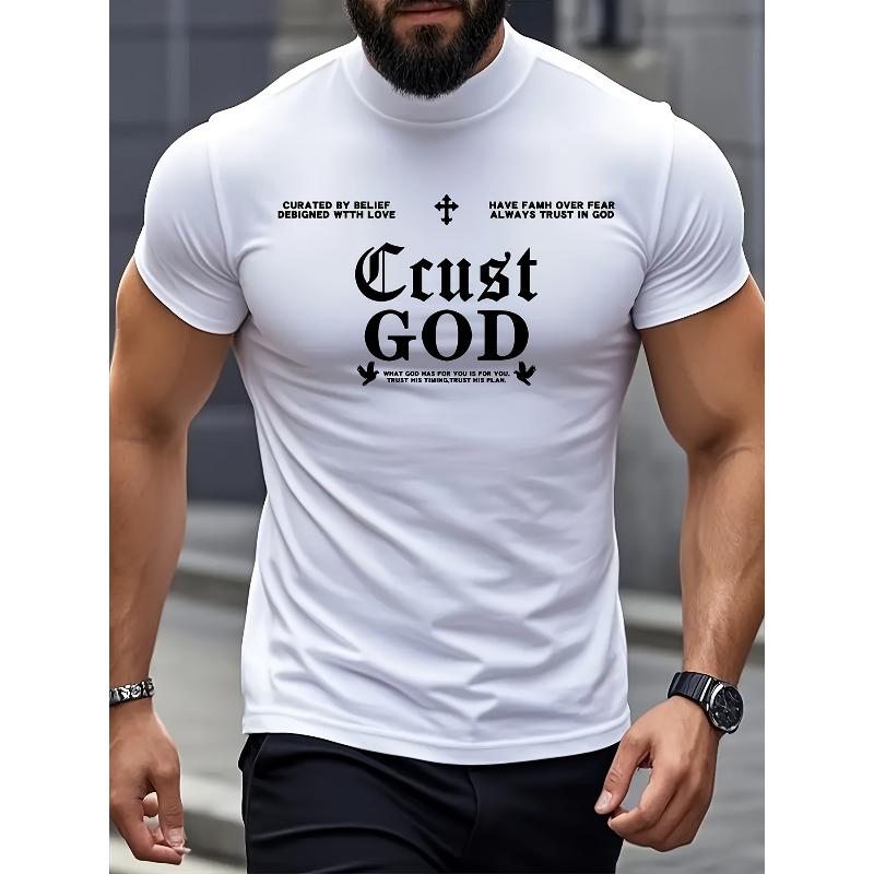 

Men s Short Sleeve T-Shirts Moisture Wicking Athletic Tees for Workout Gym XXL білий