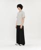 SIGNATURE Multi-Tuck Wide Slacks [Black]