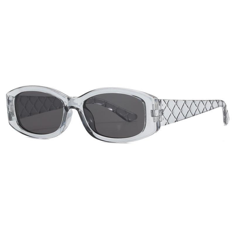 Trendsetting Douyin Celebrity Sunglasses: European  American Fashion, Unisex High-End Small Frame Mesh Design As Shown