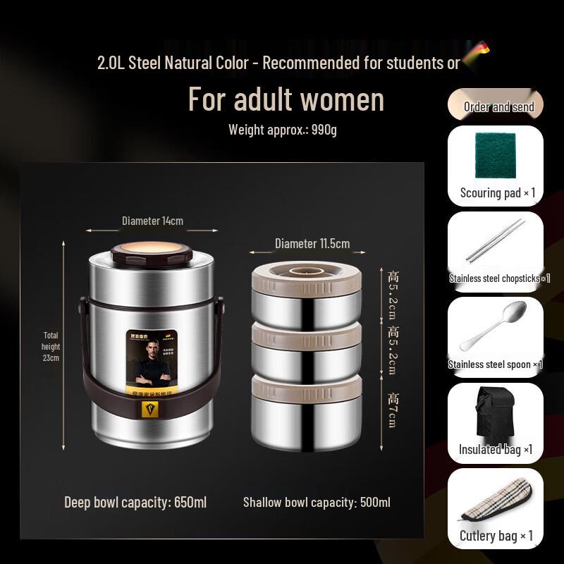 Zhi Shi Long-Lasting Insulated Lunch Box