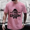 The Groom's Crew Y2k Tops Single Farewell Bachelor Stag Party Streetwear Team Groom Squad Best Man T Shirt Friends Wedding Tees