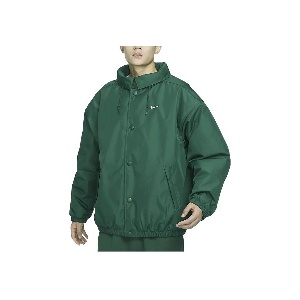 Nike Loose Casual Long Sleeve Printed Jacket Men Jackets Fir-Green FB7853-323