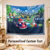Custom Name Text Tapestry,Super Mario Boho Wall Hanging, Decorative Backdrop Tapestry For Room