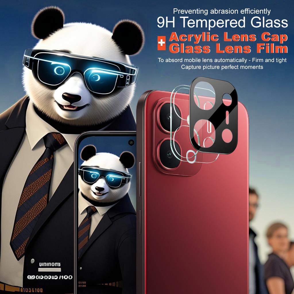For Vivo Y500i 5G Glass IMAK High Definition Integrated Glass Lens Film Black Version