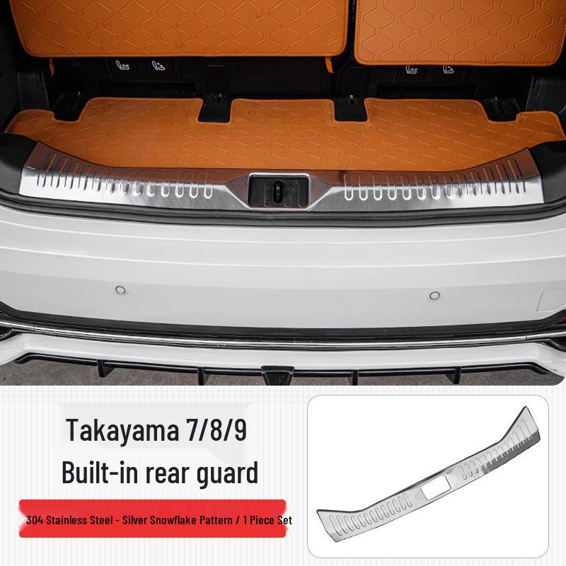 Stainless Steel Scuff Plate Welcome Pedal Protector for Wey Gaoshan 7/8/9
