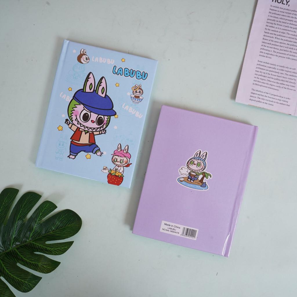 Cartoon Password Small Book Cute POP MART Notebook with Small Lock Notepad