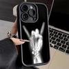 Phone Case for iPhone 17 Air 16E 15 16 Pro Max Funny X-Ray Hand Bones Cover 14 Plus 13 12 Mini Soft Shell Silicone Fundas