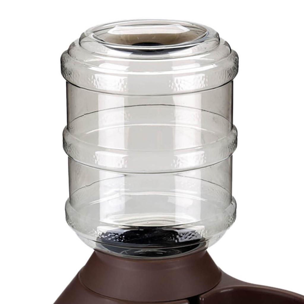 1 Gallon Automatic Pet Feeder , Waterer Water Food Dispenser, Bowl Animals Fountain for Kitty Small