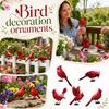 Outdoor Garden Bird Decorations 5-Pack - 2D Ornaments for Yard Patio Courtyard
