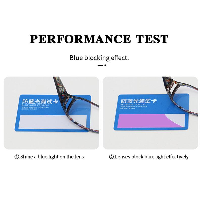 Retro Men Prescription Glasses Printed Women Reading Glasses +1.0 +1.5 +2.0