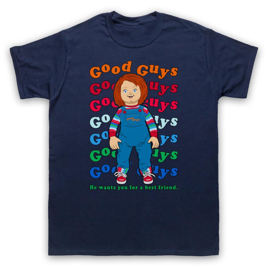 2025  Are Selling Well In Summer CHUCKY CHILD'S PLAY GOOD GUY Horror Movie Peripheral Casual Cotton T-shirt