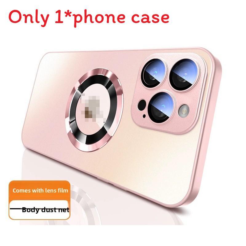 15 For Iphone Pro Matte Glass Magnetic Case With Shockproof Antiindentation