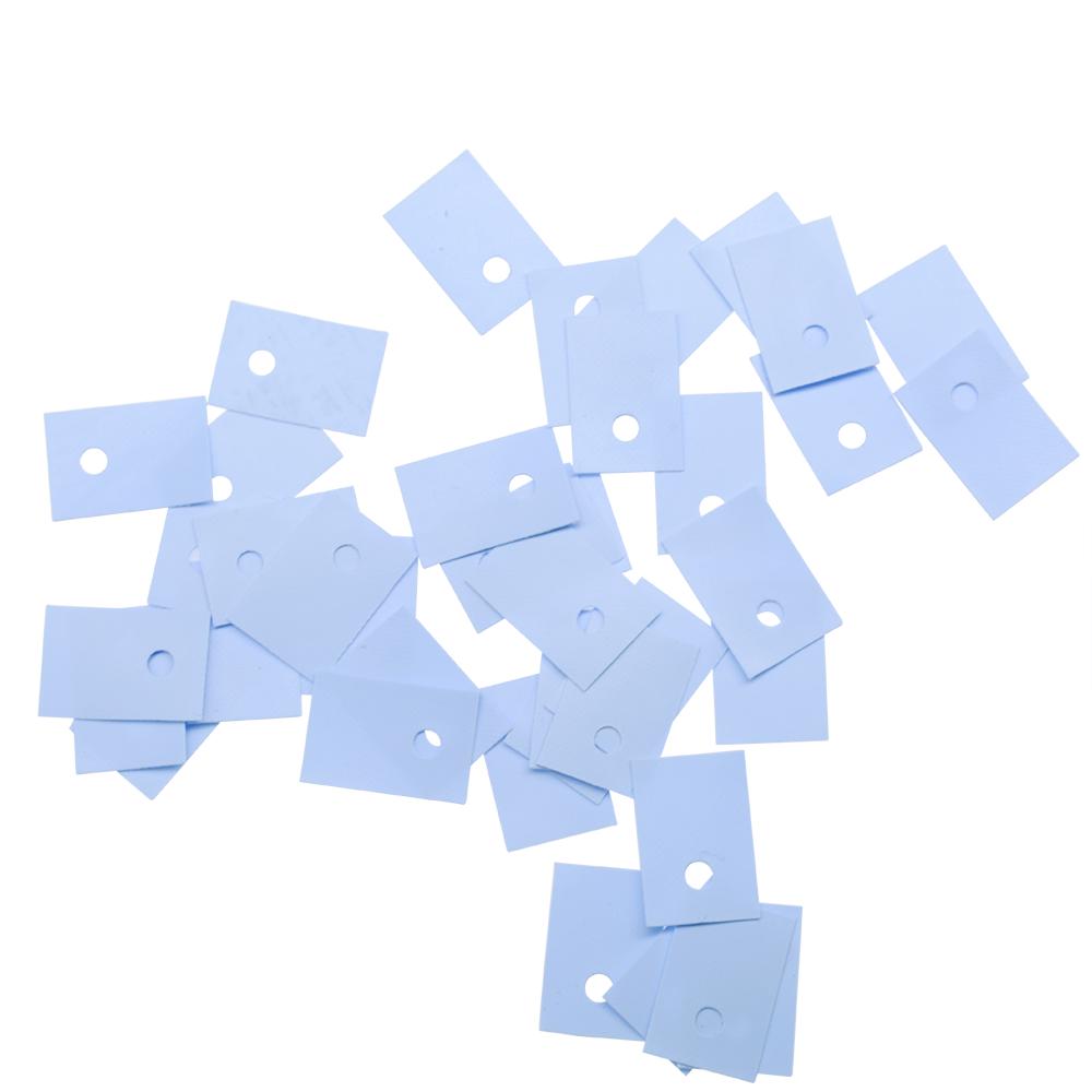 1111Pcs Insulating Tablets Insulation Cap Transistor Pads Circle Insulation Particle Ring Silicone Pad Sheet Strip for M1 Screws