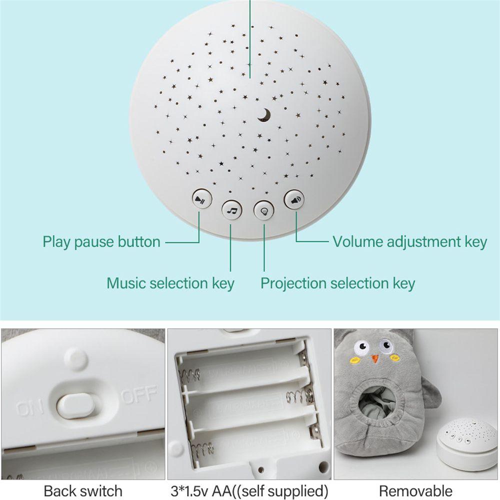 With Music&Light Kids Soft Toys Animal Plush Toys Star Stuffed Toy Led Night Lamp Plush Doll