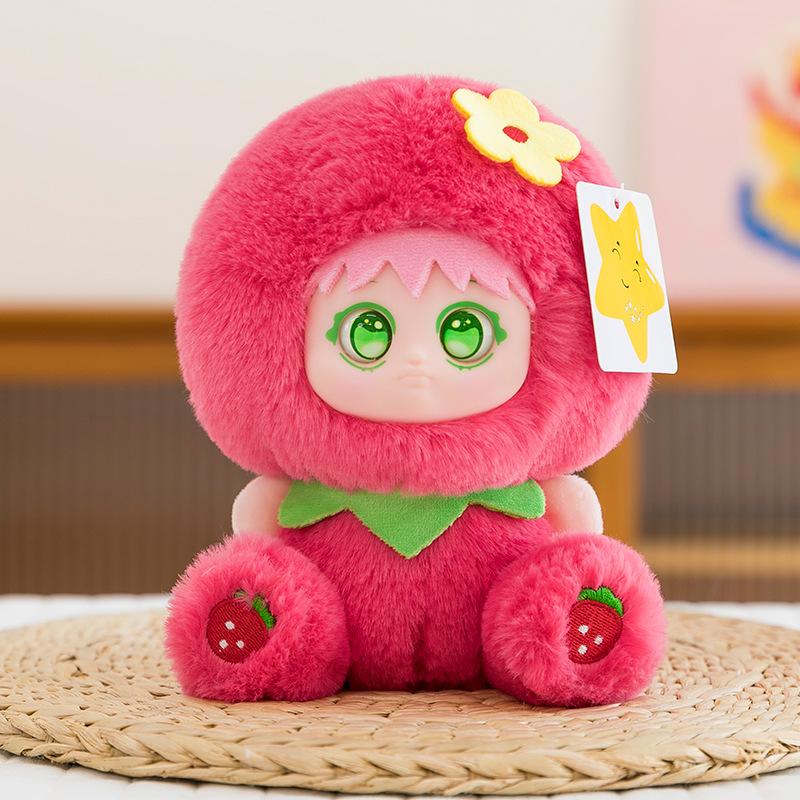 MM toffi kolorowa owocowa pluszowa seria pudełek-niespodzianek modny prezent do zabawy urocza lalka-zawieszka dla dziecka