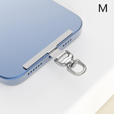 0,3 mm robuste Metall-Handy-Haltelasche, 360-Grad-Drehung, Telefon-Aufhängegurt, Dichtung, Ersatz-Telefon-Lanyard-Patch-Clip