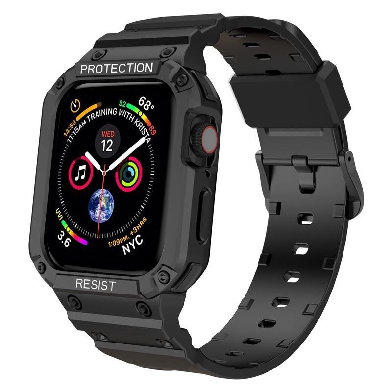 Case Band For Apple Watch 45mm 44mm 49mm 41mm 40mm iWatch Series Ultra 8 7 6 5 SE 4 3 Strap , Sport Protective Replacement Wristband