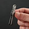 Titan-Pinzette Taschentaschenpinzette Mini-Titanlegierung Klemmpinzette Überlebenswerkzeuge für Outdoor-Reisen Campen Wandern Zuhause