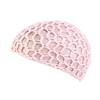 Women's Mesh Hair Net Black Wig Caps Handmade Crochet Cap Adjustable Strap Hair Net for Sleeping Turban Hat Chemo Hats