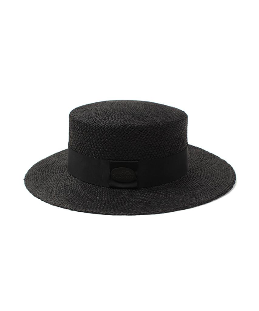 Yunibeosyeolkemiseuteuli Bau Black Flat Fedora Summer Fedora