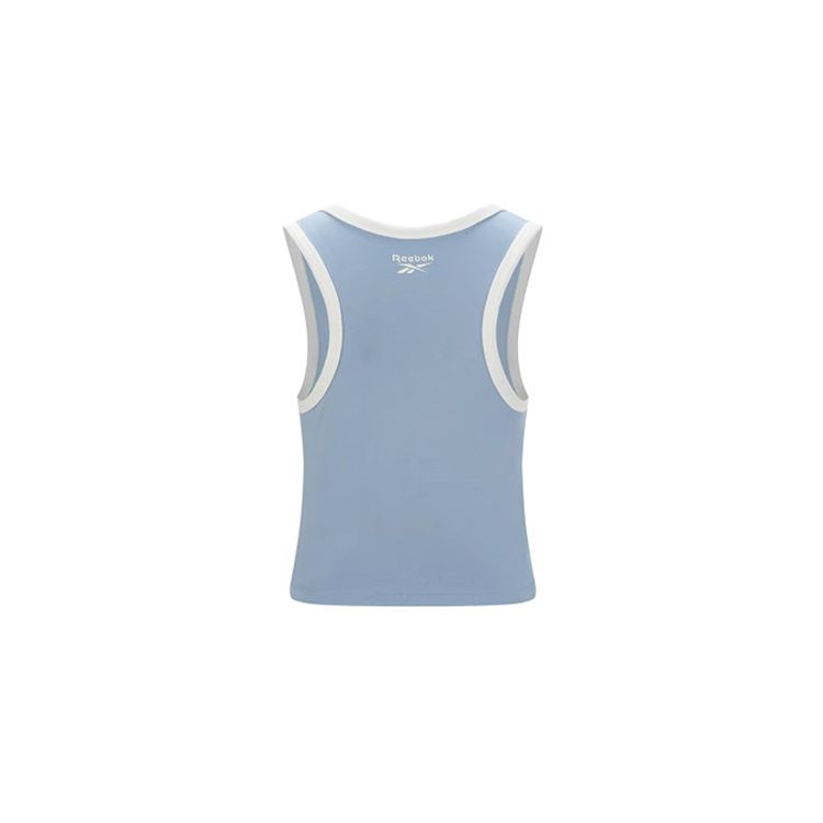 Reebok Color Block Logo Print Slim Fit Sports Casual Tank Top Women Tops Blue Purple 24SRC410WGB4