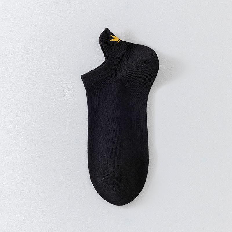 Women's 3D Heel Love Embroidery Low-Cut Socks - Breathable & Invisible