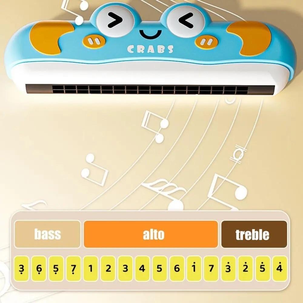 Portable Children Harmonica Toy 16 Holes Play Instrument Beginner Harmonica for Boys and Girls