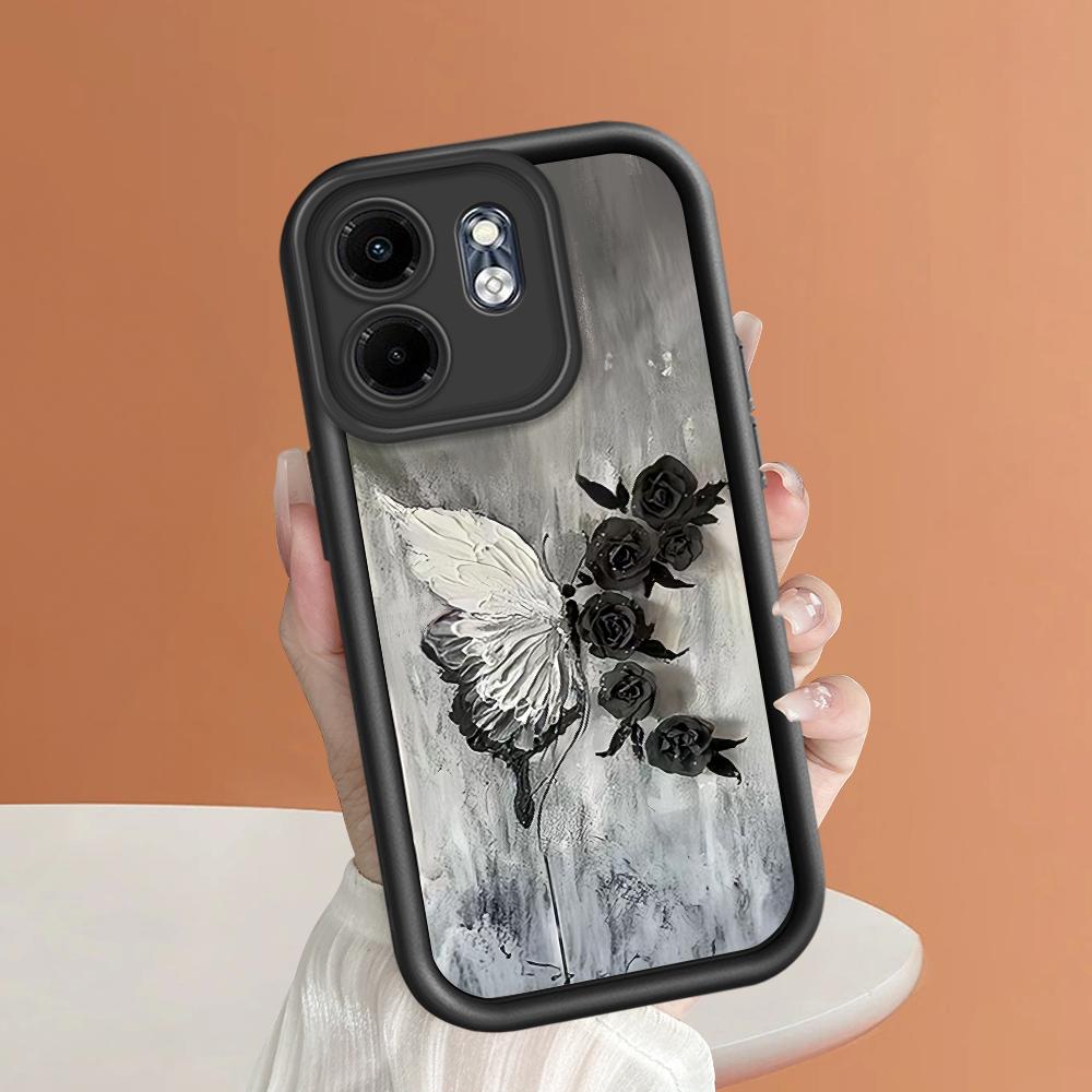 Mykt silikon telefondeksel Fullt dekkende Kamera Støtsikker Beskyttelsesdeksel for Huawei Honor Infinix Tecno iPhone Motorola Google