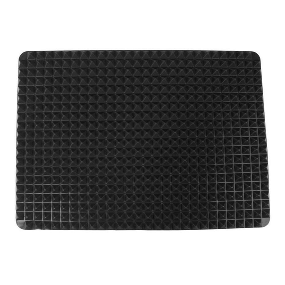 

Silicone world Silicone Multifunctional BBQ Pizza Mat Microwave Oven Baking Placemat Tray Sheet Kitchen Baking Tools Bakeware чёрный