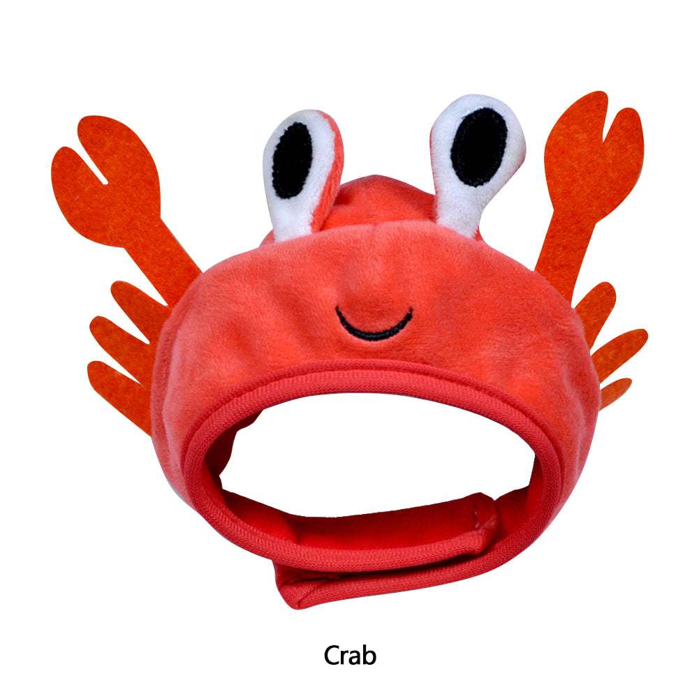 Cute Crab Frog Pet Hat, Puppy Dress Up Costume, Christmas Cosplay, Warm Headwear, Dogs Hats, Lovely Style