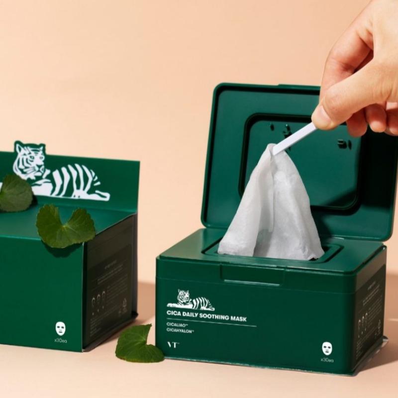 VT COSMETICS Cica Daily Soothing Mask Sheet (30 Sheets)