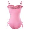 LittleForBig Erwachsenen Strampler Tanktop Baumwolle Pyjama Spitze Verstellbare Träger [Sugar Baby] Camisole Größe S