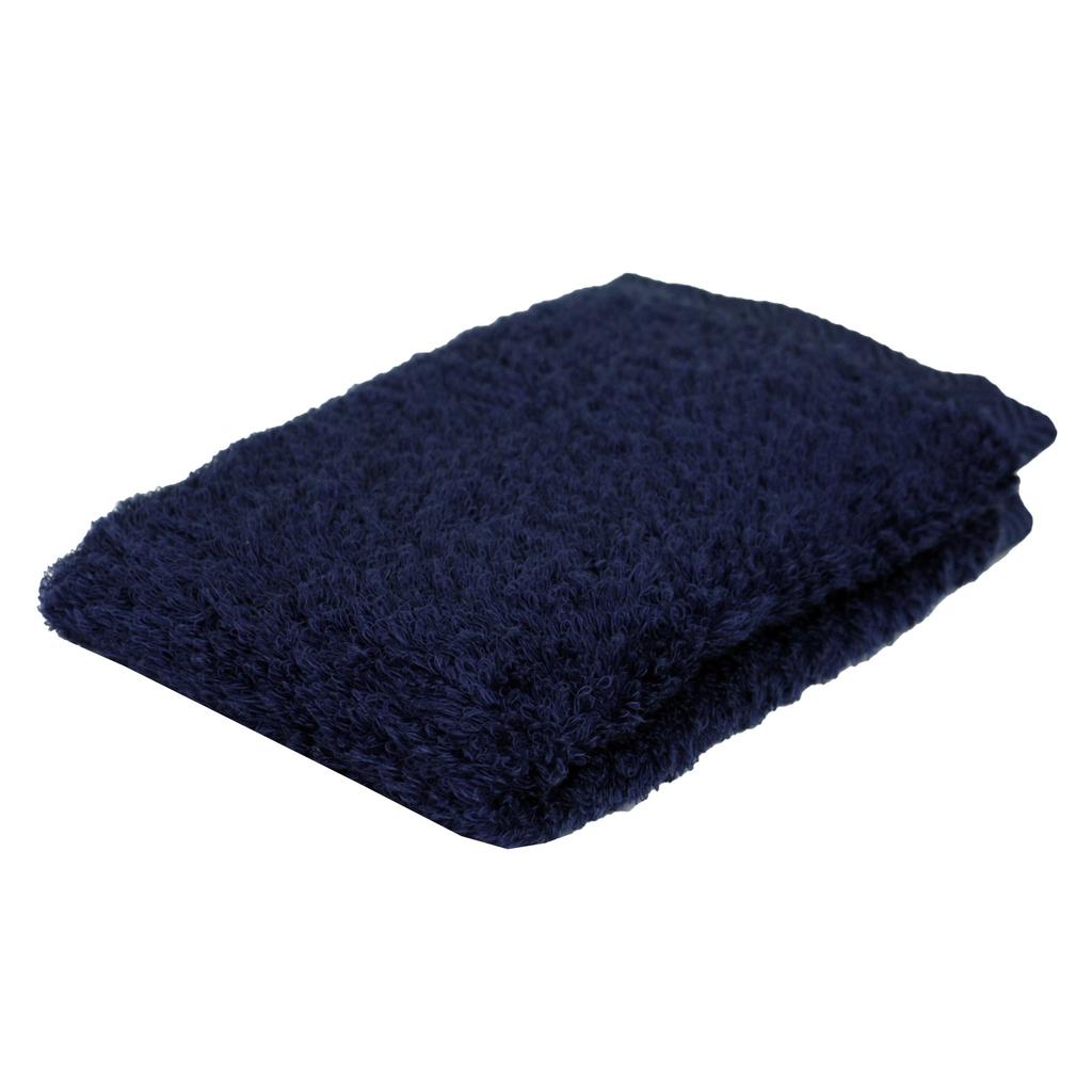 Nishikawa Imabari Towel Extra Soft Made In TT38100643NV Washcloth, Fluffy, Yarn, Quick-Drying, Lightweight, Smooth, 100% Cotton, Japan, Navy,