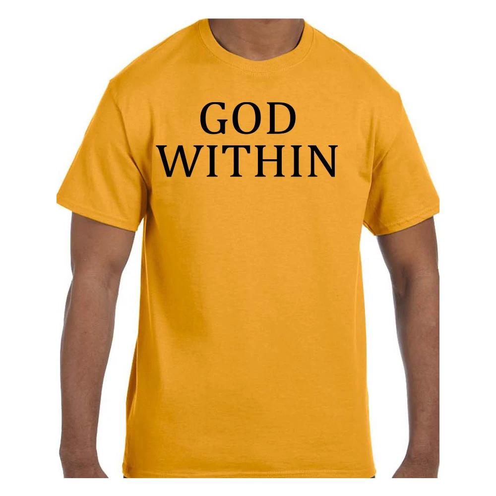 Christian Religious Faith Jesus T shirt God Within S