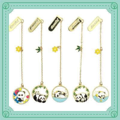 1 ks Kreslený Panda Školní Kancelářské Potřeby Záložky Roztomilý Kawaii Vtipné Papírnictví