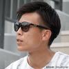 SWANS ER AMZ-ER5-0053 BK Black / Polarized Light Smoke Round Sunglasses