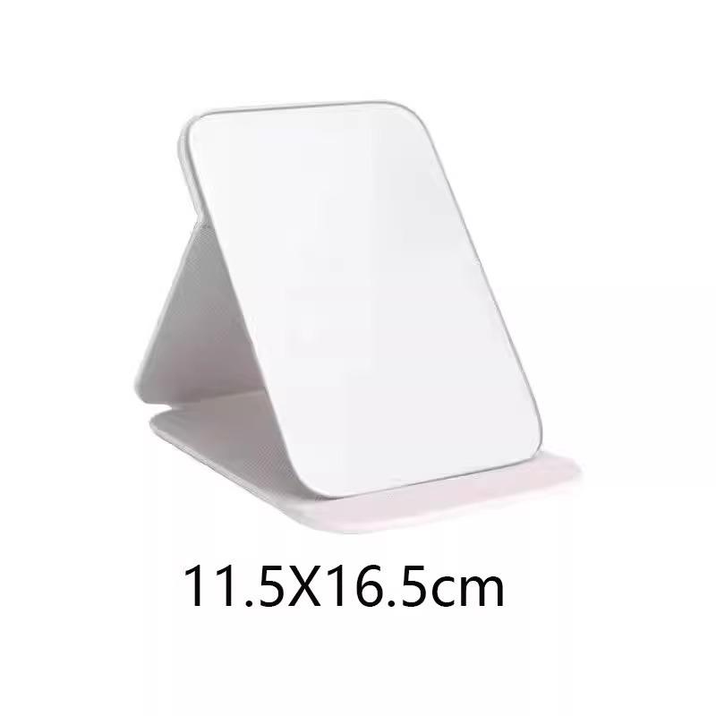 Portable Foldable Makeup Mirror - High Definition, Desktop, Available in Various Sizes for Student Dormitory or Home Use