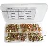 75-Piece Color Zinc Spring Retaining Clips Set, 6-10mm