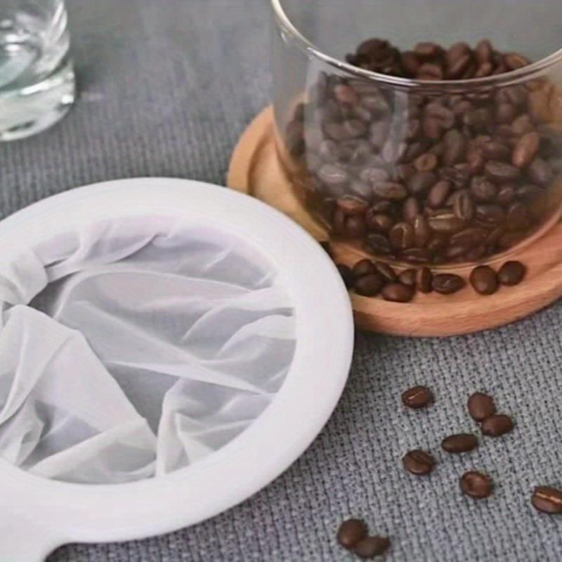 2pc Mesh Strainer For Soy Milk, Coffee, And Yogurt - Durable PC Material Dispenser For Efficient Filtration