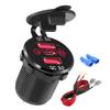 Car Charger Dual USB Outlets Fast Charging 45W PD QC3.0 Auto
