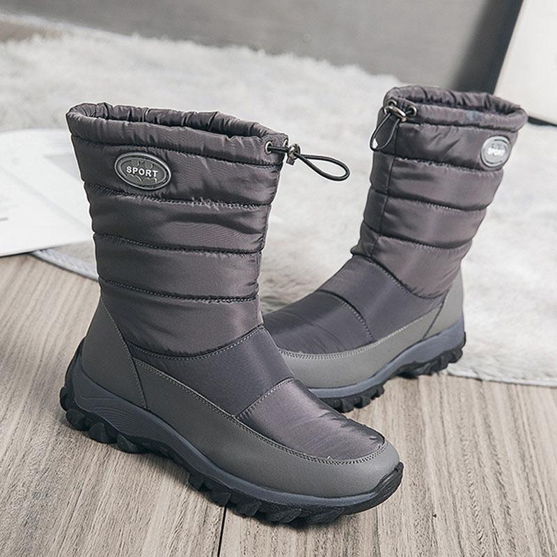 Plus Size 36-43 Snow Boots Women Winter Plush Warm Women's Boots Waterproof Thick Bottom Cotton-padded Shoes for Woman WSH5227