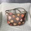 [Pre-Owned] Ophidia Valentine's Day Collection Heart Apple Pattern Logo Leather Dumpling Bag Half Moon Crossbody Shoulder Bag - Very Good #1SAFR72