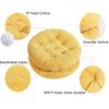 Large Floor Pillows Cushions Round Chair Cushion Indoor Seat Pad Tatami Mat for Sitting Meditation Yoga Living Room Sofa Balcony