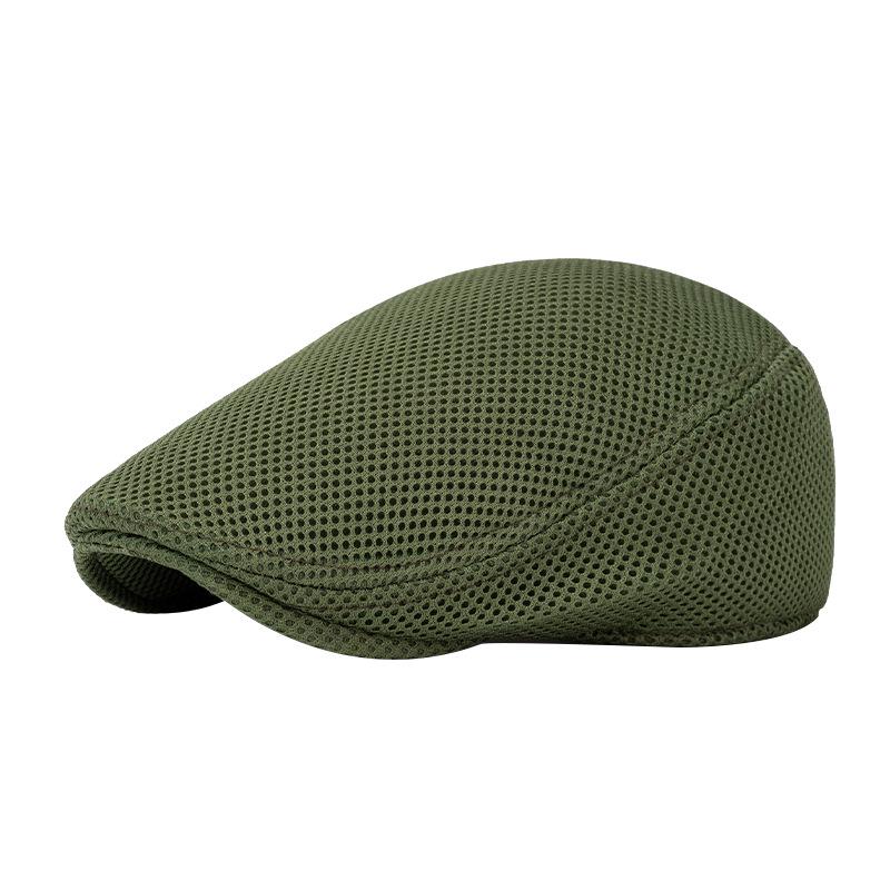 Atmungsaktive Mesh-Entenschnabelmütze für Männer & Frauen - Sommer-Zeitungsjungenstil