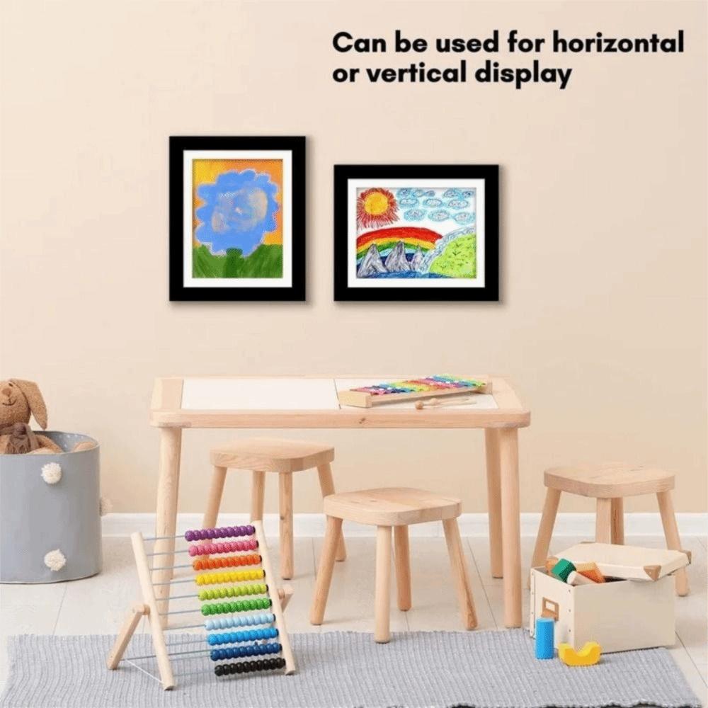 Elastic Straps Flip Art Photo Frame A4/A3 Work Display Frame Kindergarten